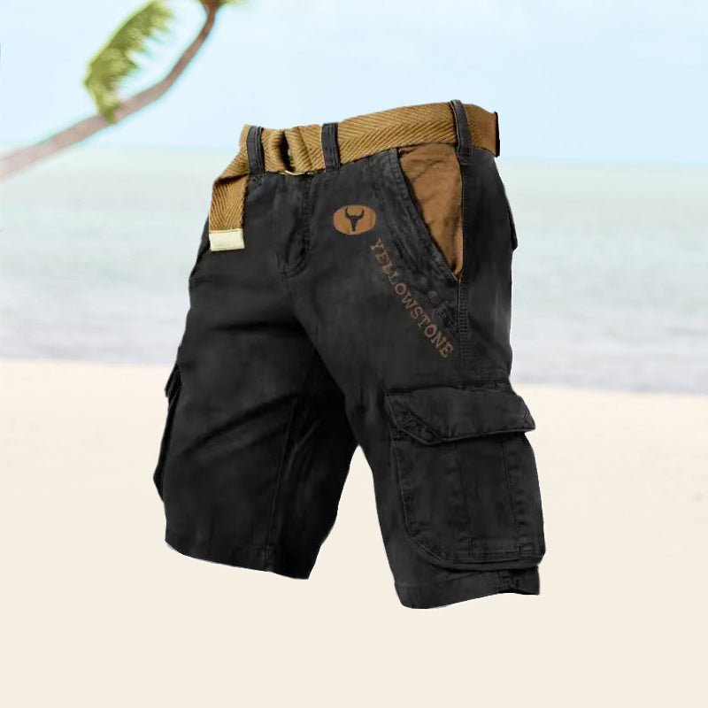 Men's versatile cargo shorts - iman