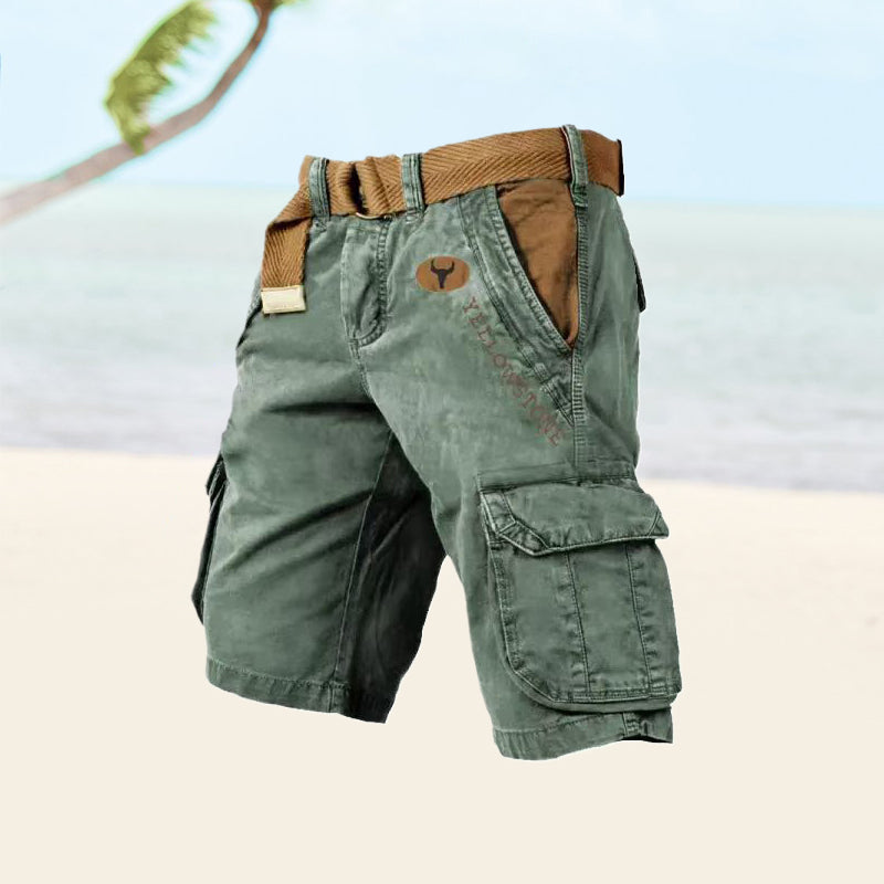 Men's versatile cargo shorts - iman