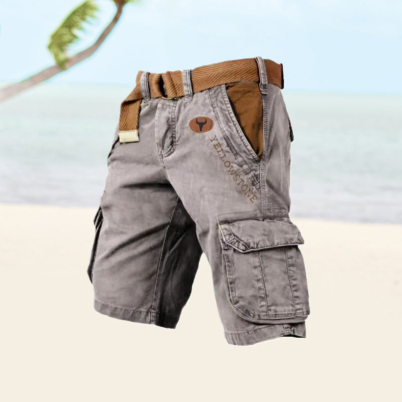 Men's versatile cargo shorts - iman