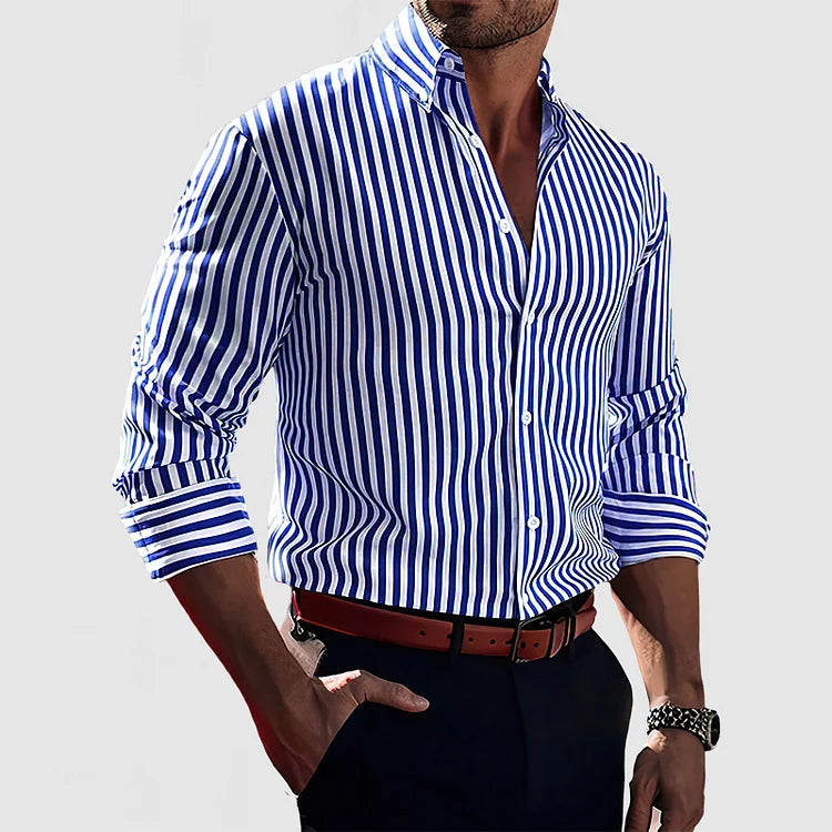 Striped cotton shirt - Timothy