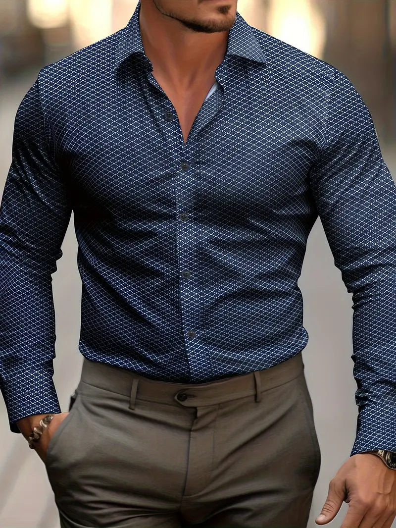 Rut-Jan | Chic Checked Shirt for Men with a Comfortable Fit