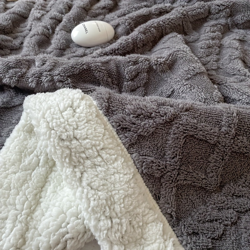 CozyNest - Reversible Fleece Blanket