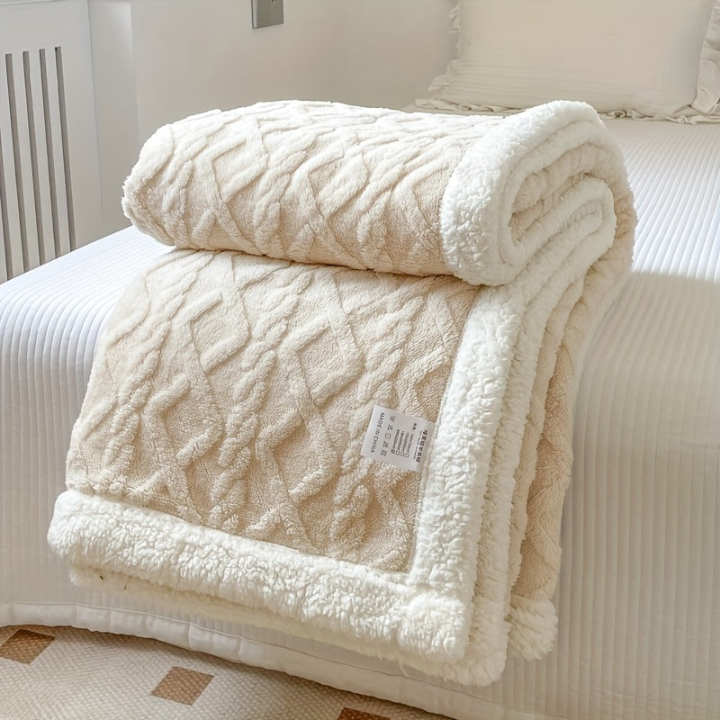 CozyNest - Reversible Fleece Blanket