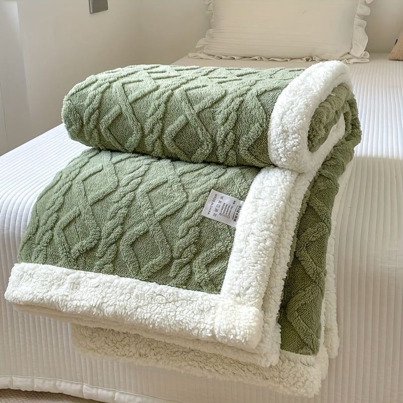 CozyNest - Reversible Fleece Blanket