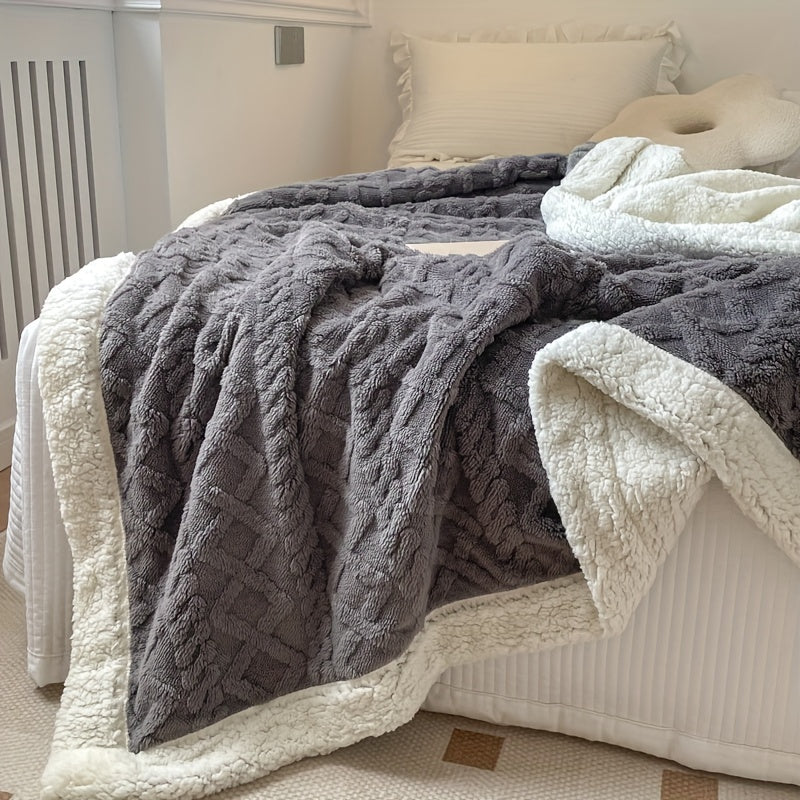 CozyNest - Reversible Fleece Blanket