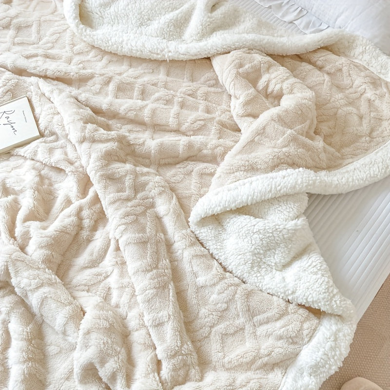 CozyNest - Reversible Fleece Blanket