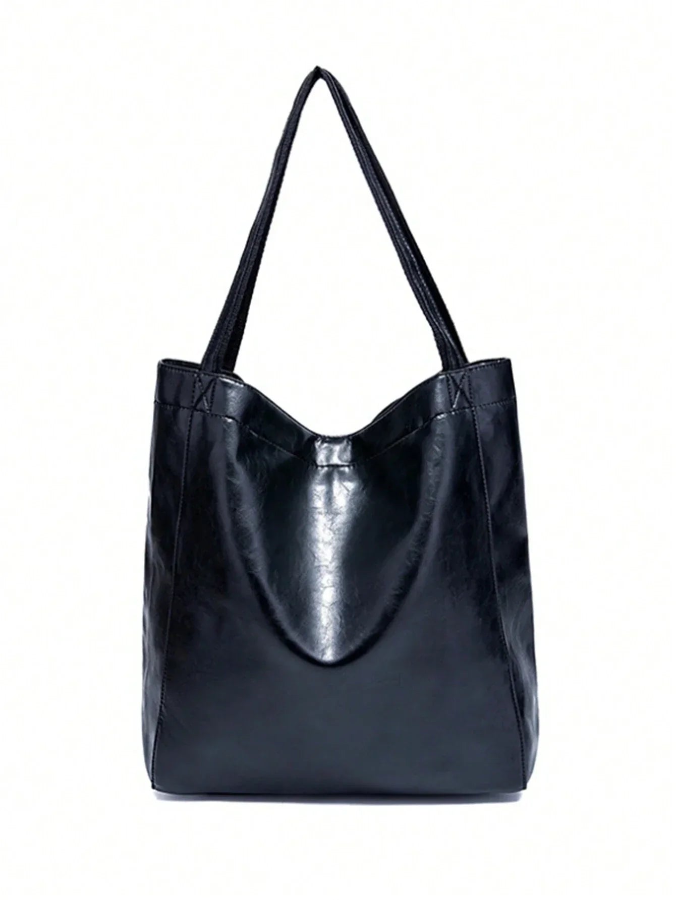 Vintage-style bag with large capacity and detachable strap