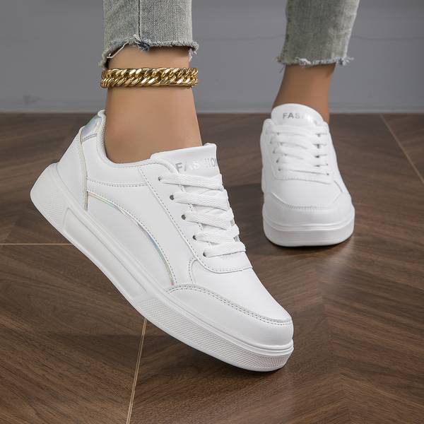 Glimmer - Women's leather sneakers