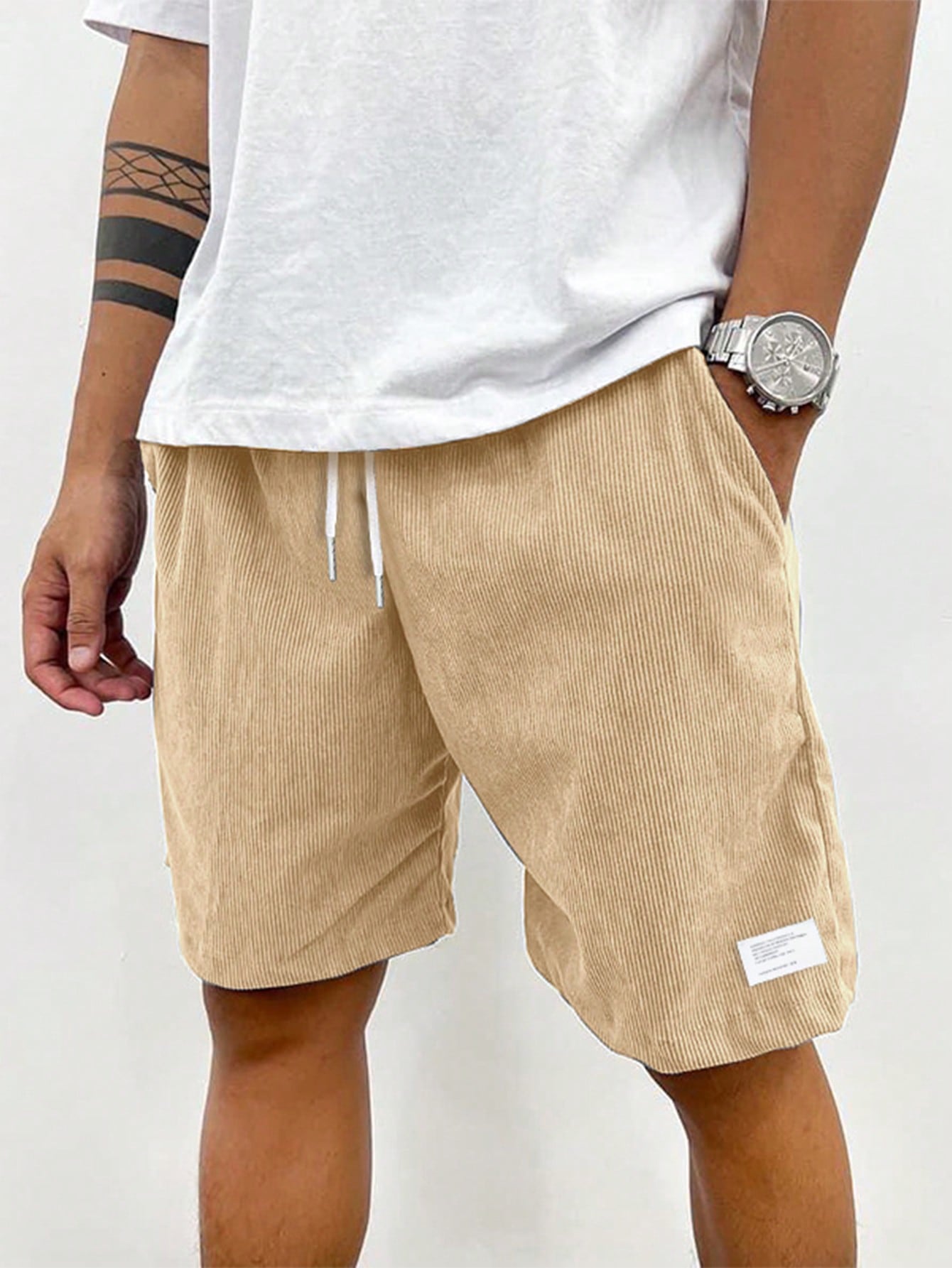 Zachary Men's Corduroy Shorts - Comfortable Shorts with Stretch and Timeless Style