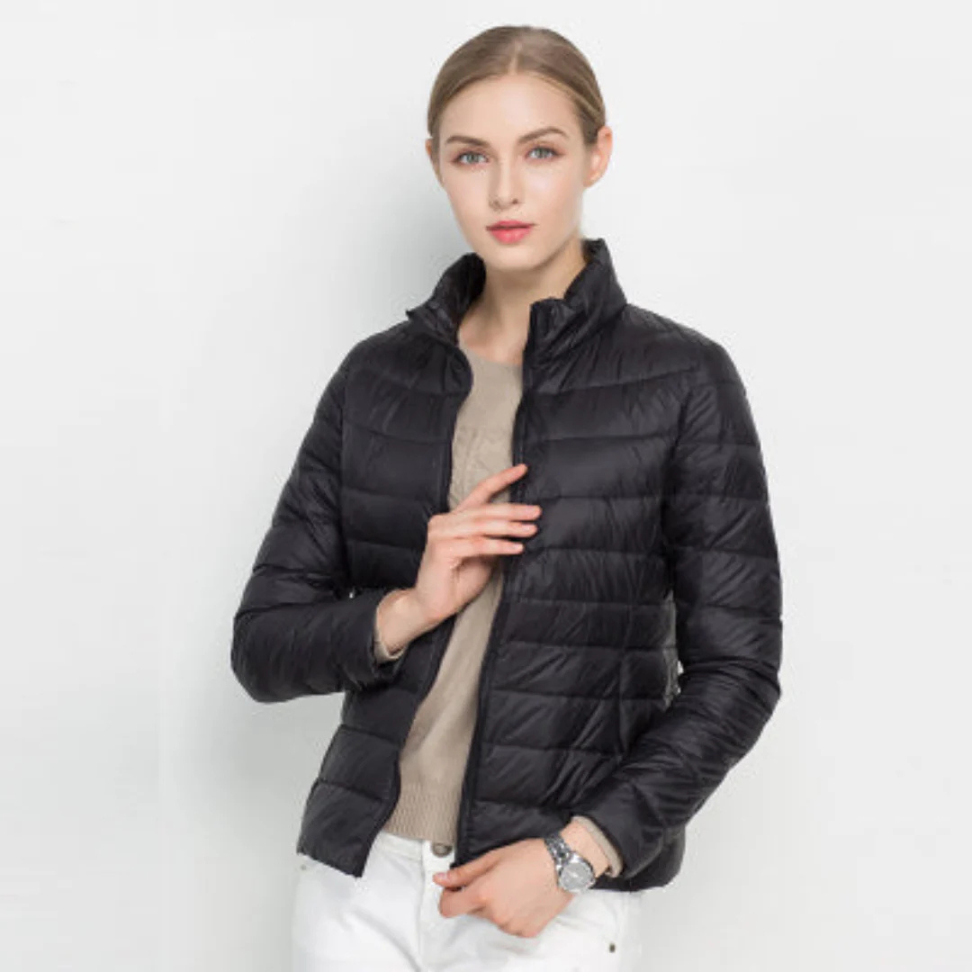 Sabrine | Ladies down jacket long sleeve | Thermal insulation