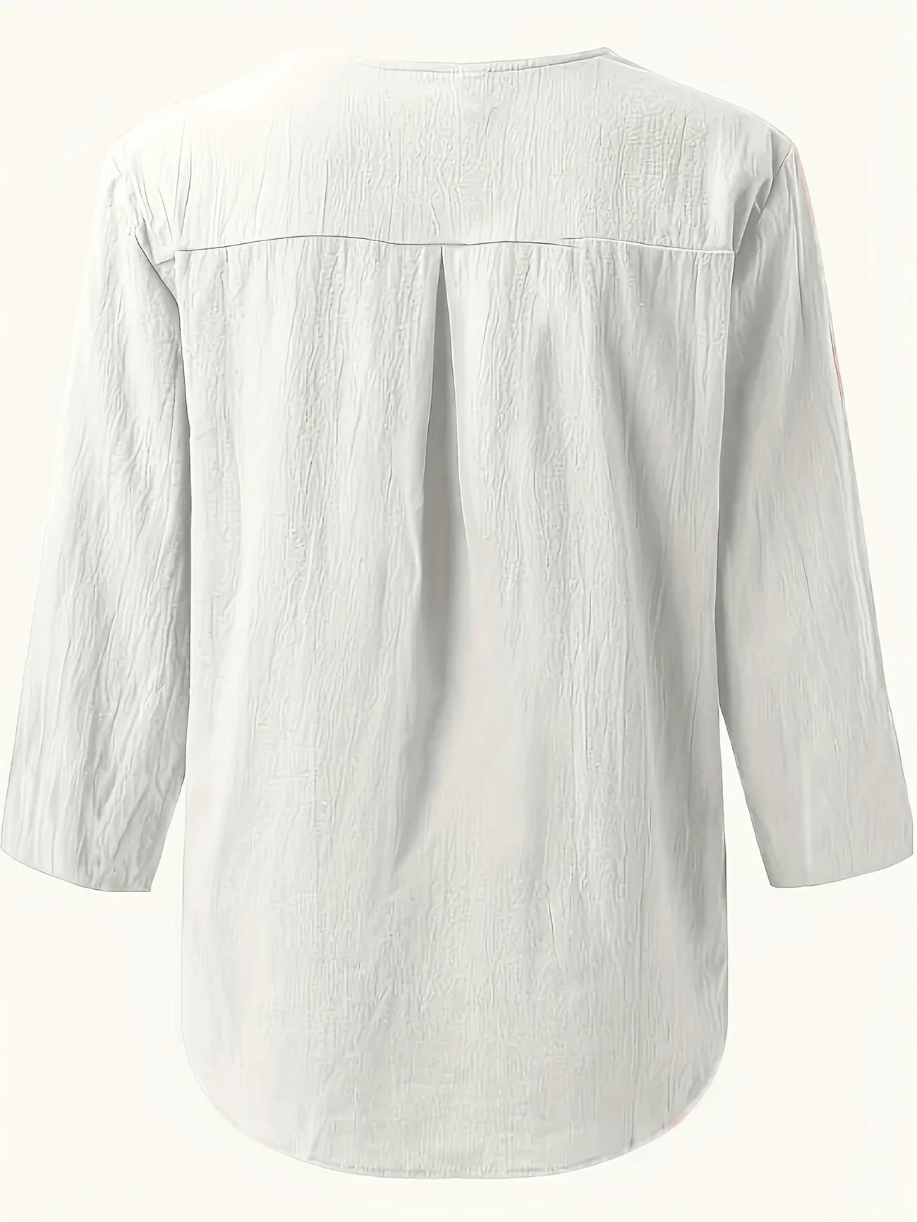 Luna - Casual Cotton and Linen Blouse