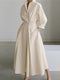 Women's Shane Midi Dress - Vintage Style with Fitted Waist and Flowy Flared Skirt