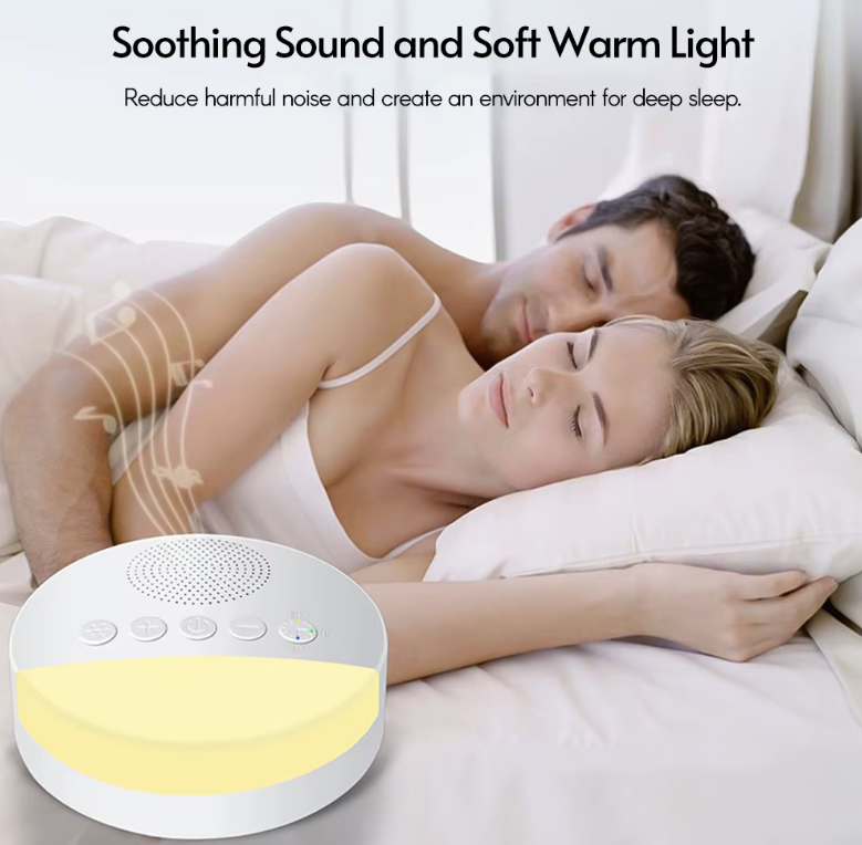 The DreamySnooze white noise machine - For peaceful nights and happy babies