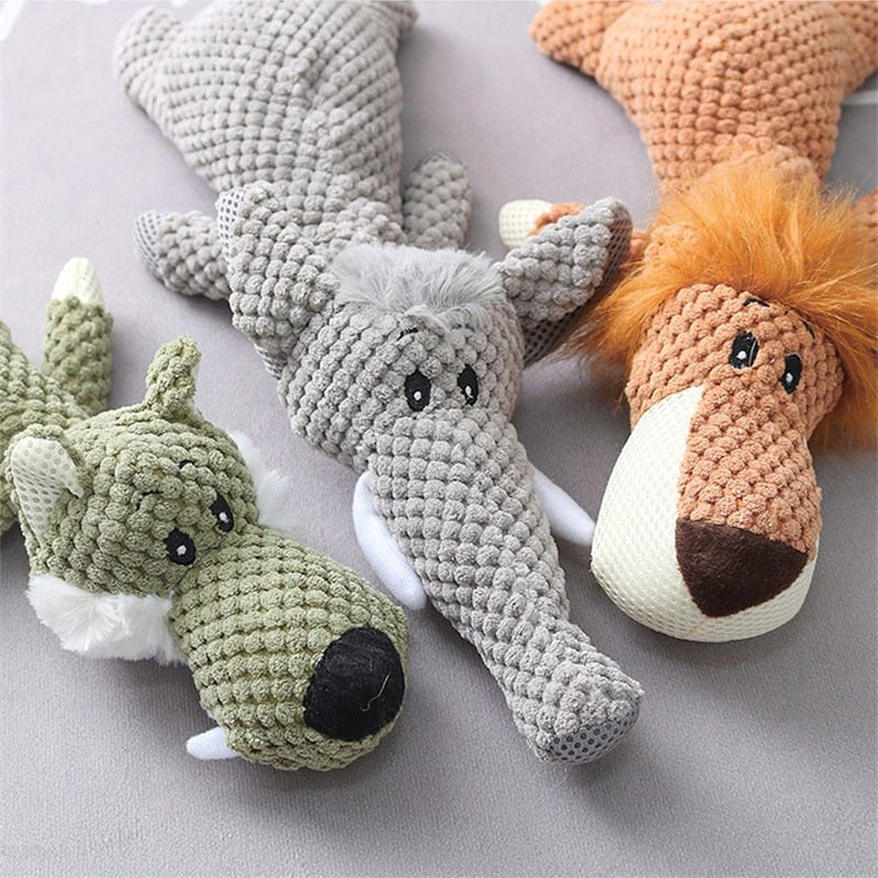 Gioco per cani extra resistente - Giocattolo da masticare in peluche durevole per cani attivi