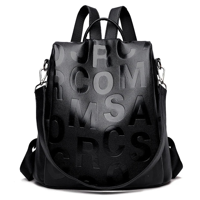 GuardGlam | Anti-Theft New Women Backpack High Quality Soft Leather Backpack