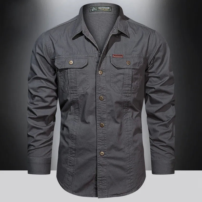 Versatile cargo shirt for men