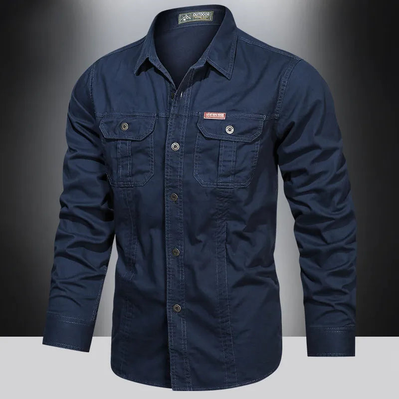 Versatile cargo shirt for men