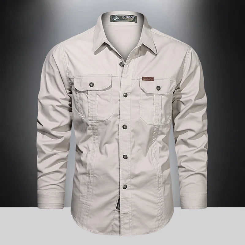 Versatile cargo shirt for men