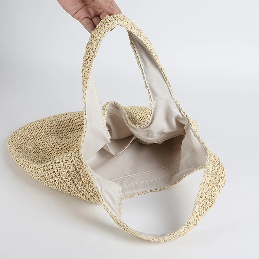 Rattan woven bag ladies | Annora