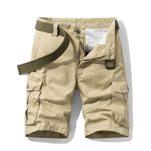 Men's cargo shorts with pockets