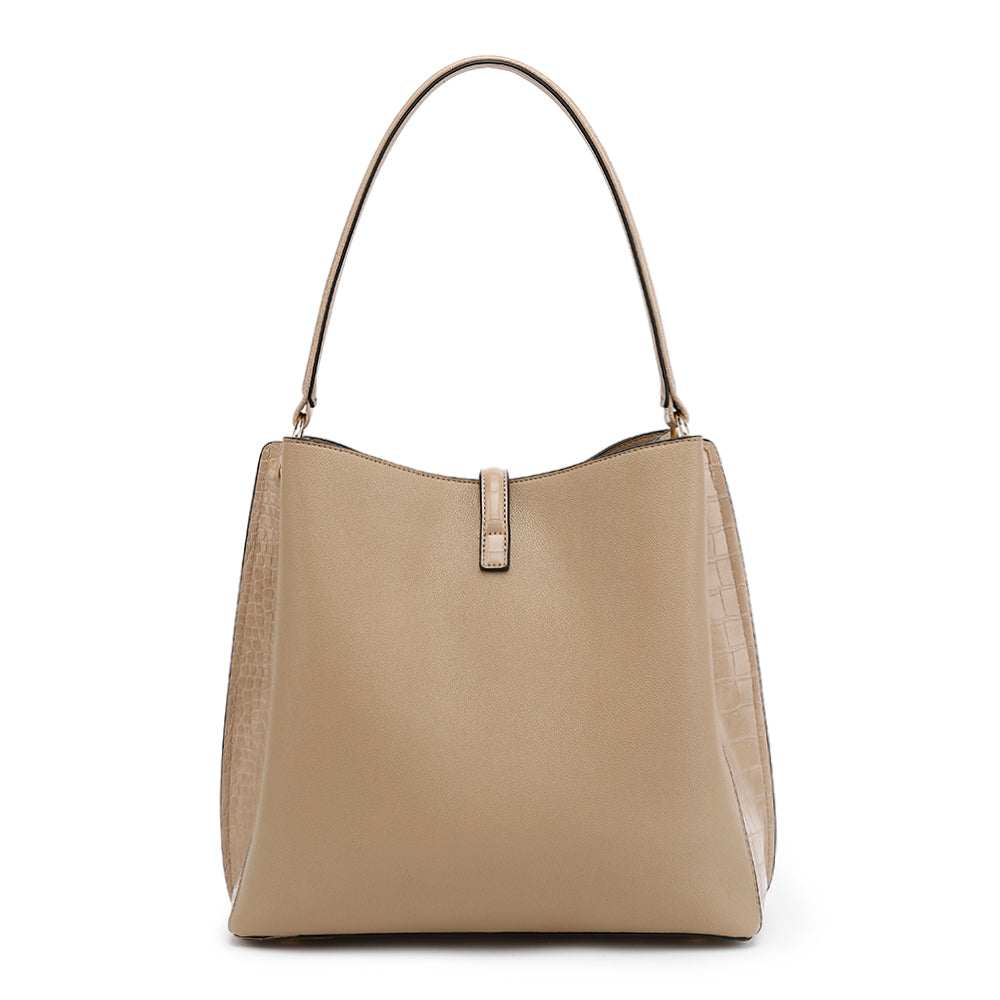 Women - Hobo bag - Crocodile inserts - Chic style