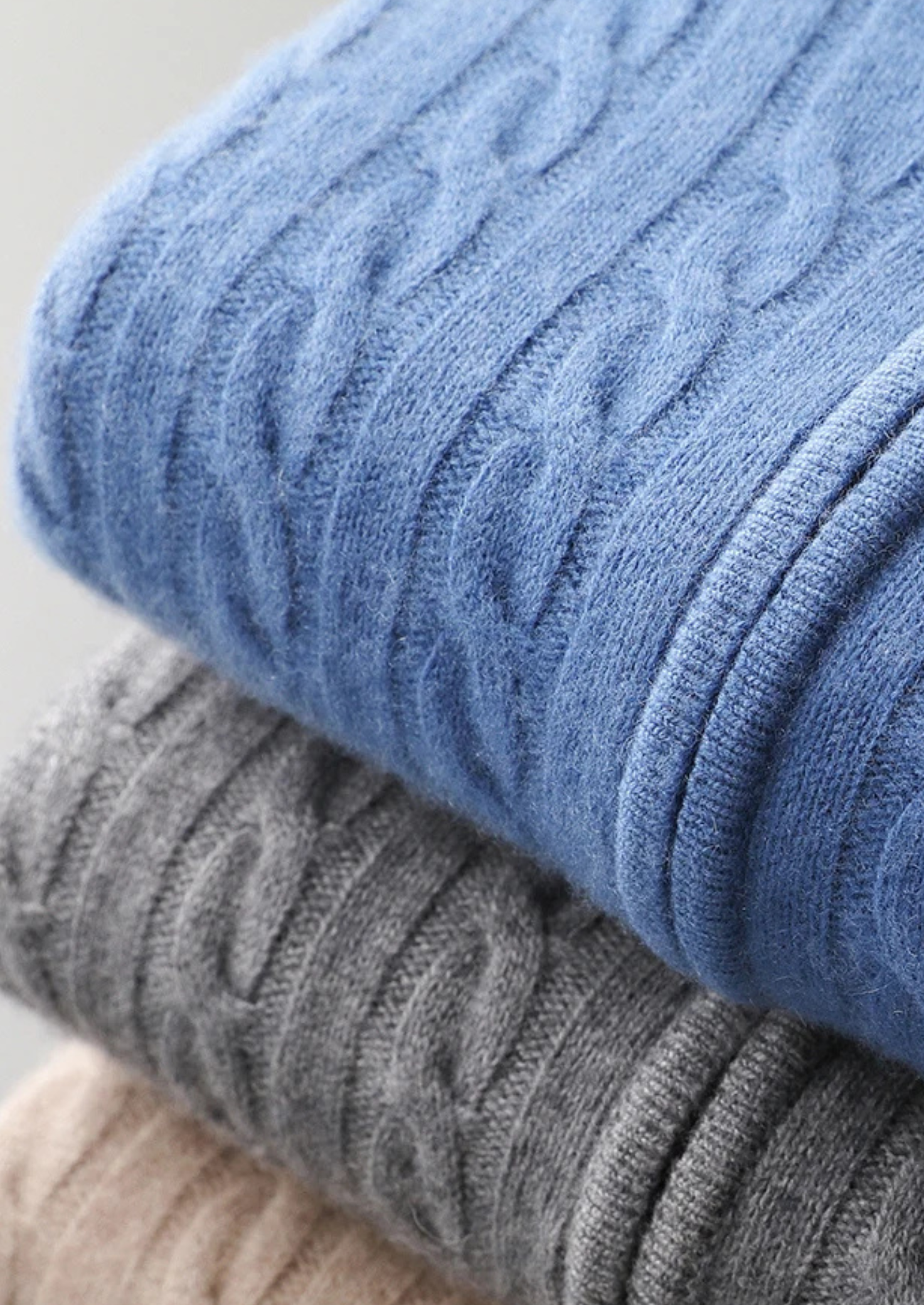 Cable Knit Zip-Up Hoodie for Men - Image 7