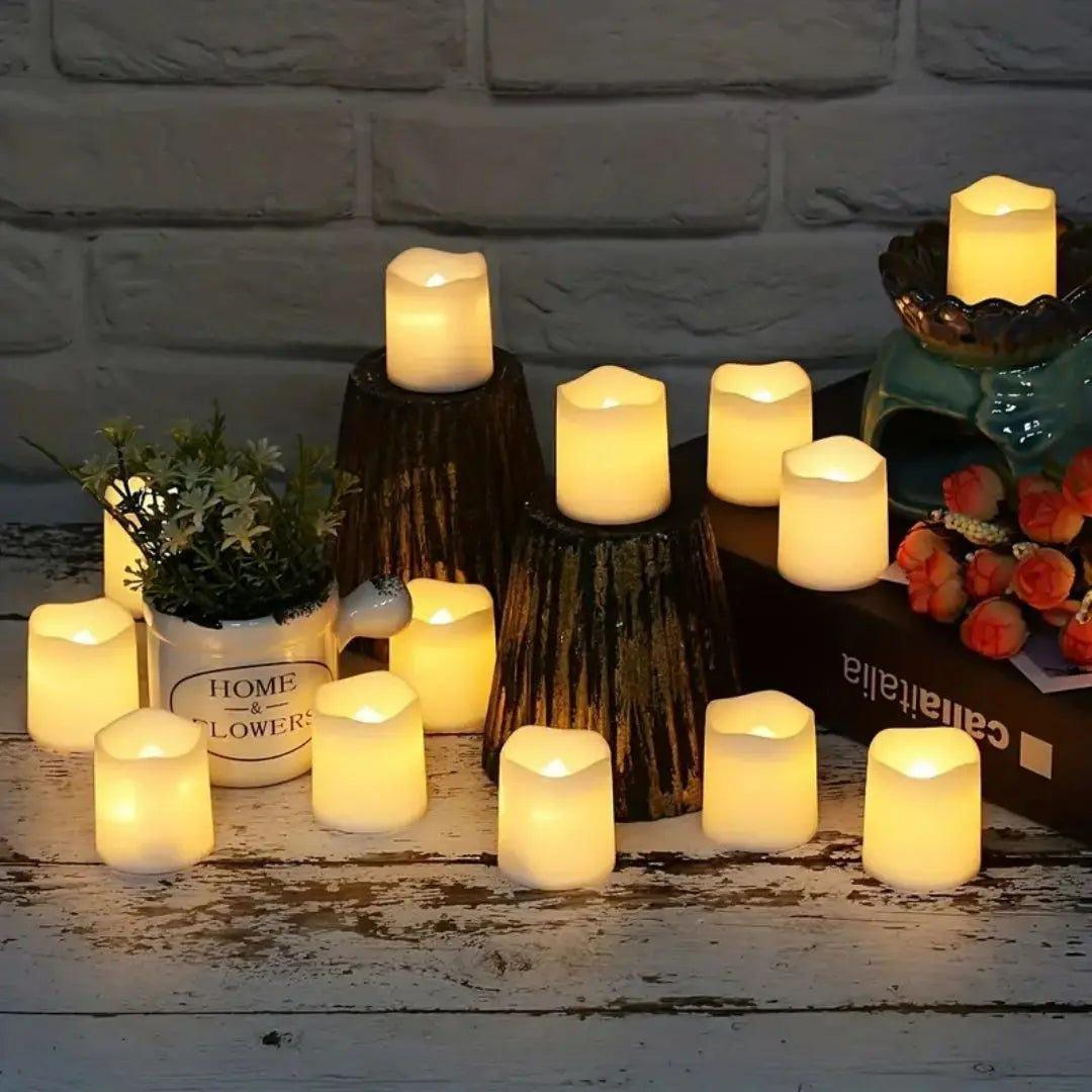 Candela LED senza fiamma per tè - Candela creativa dei desideri