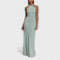 Cleo - Slinky Halter Maxi Dress