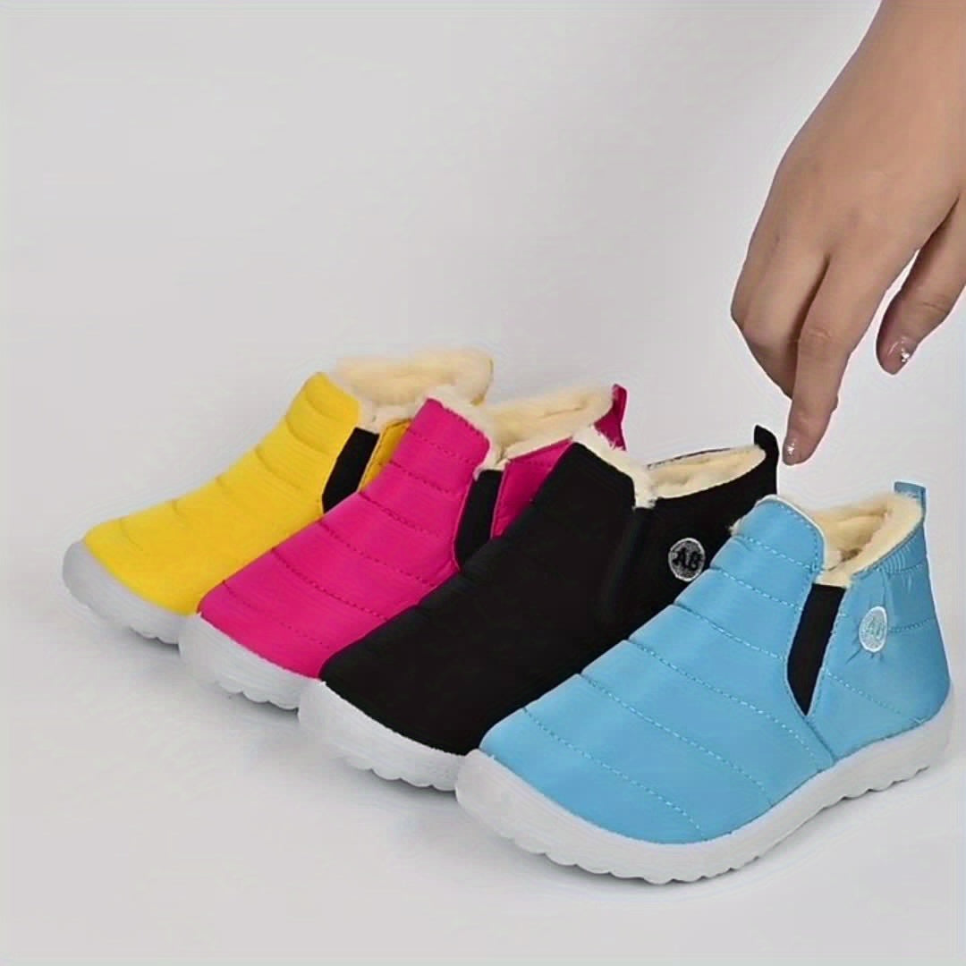 Теплі, затишні, неслизькі флісові ботильйони, м'які туристичні черевики - Laice