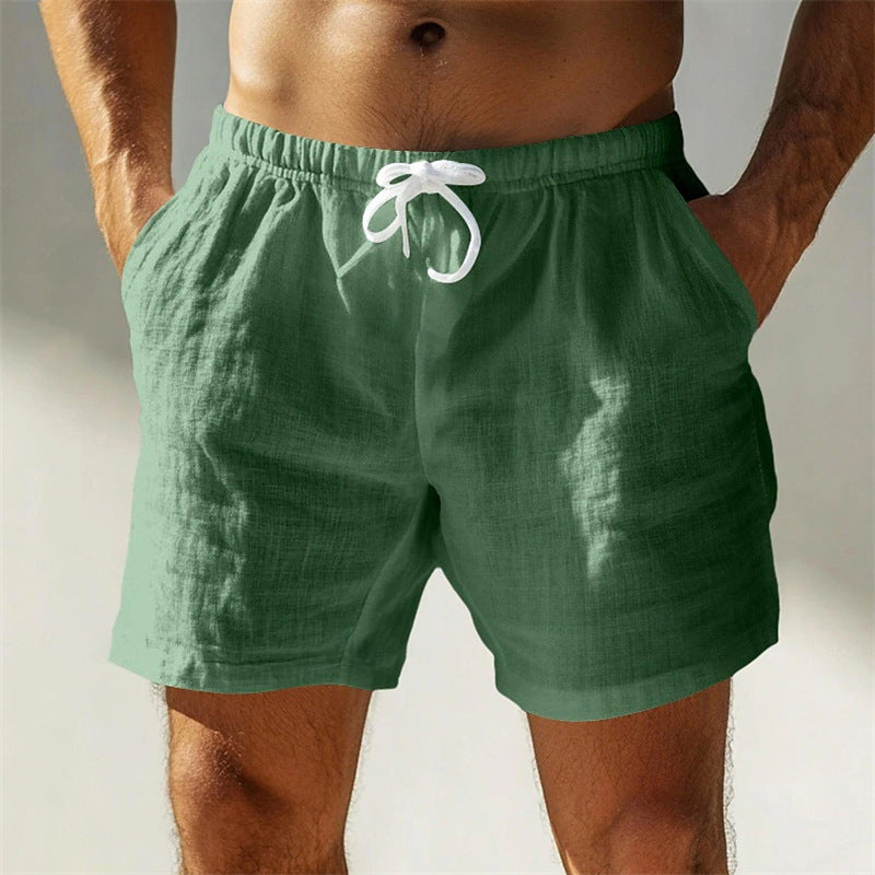 Dylan Cotton Men's Shorts - Breathable Cut with Loose Fit and Summer Half Thigh Length