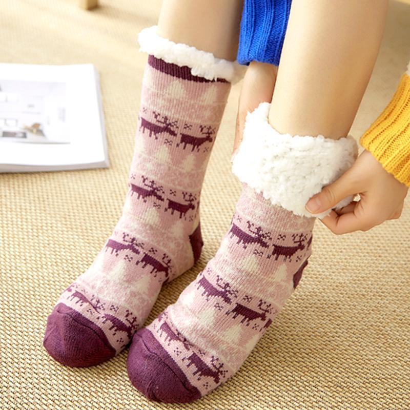 Warm winter socks - for cozy evenings at home
