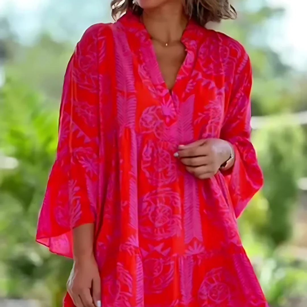 Zita | Stylish summer dress | Red