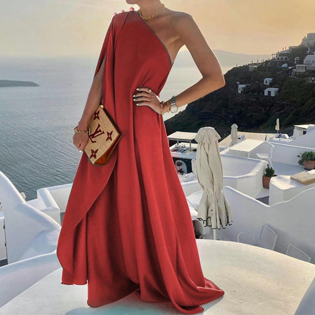 Natalia - One-Shoulder Summer Dress