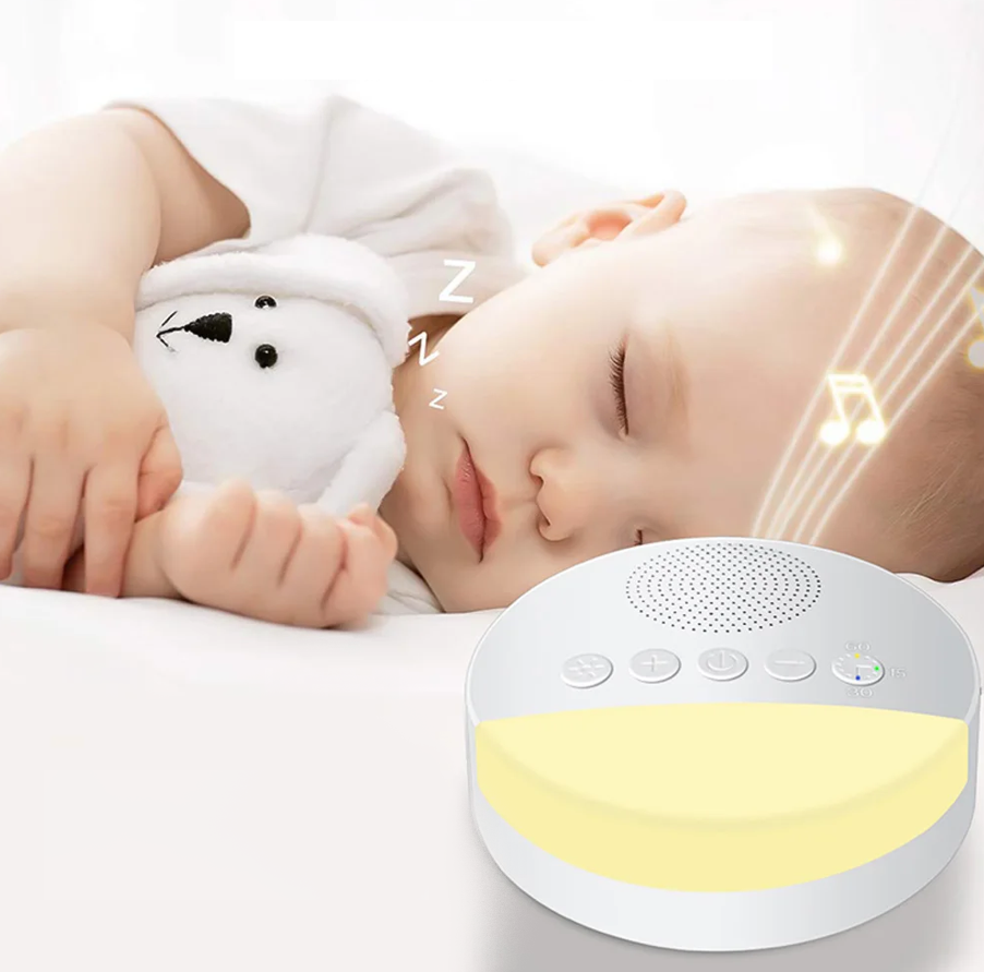 The DreamySnooze white noise machine - For peaceful nights and happy babies