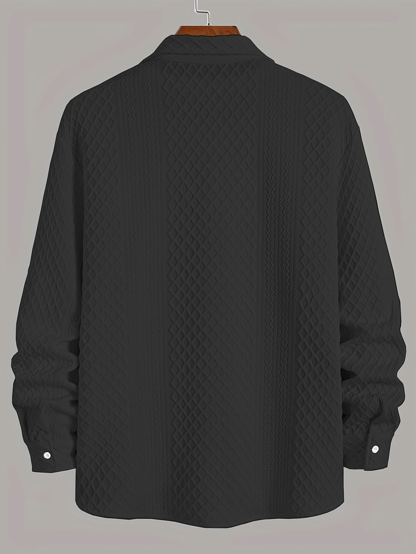 Men's shirt made from stretch jersey - modern comfort with a classic touch