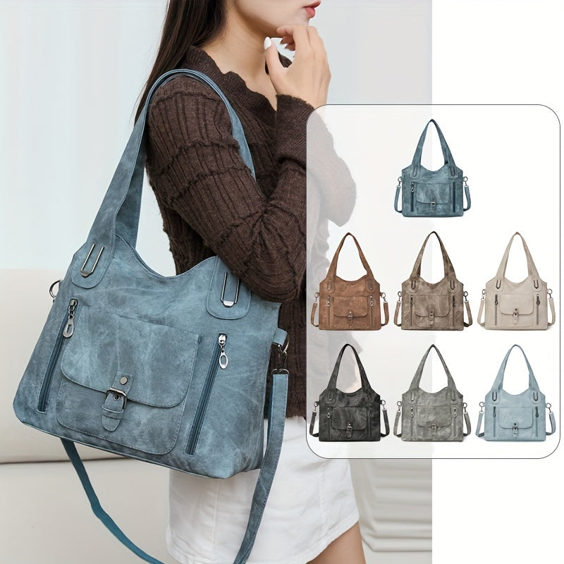 Vintage chic shoulder bag - practical and elegant
