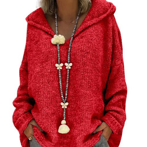 Elegant and warm hoodie for women