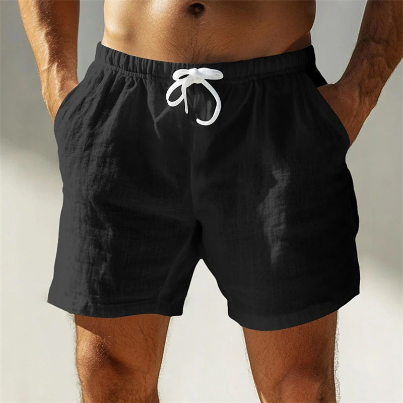Dylan Cotton Men's Shorts - Breathable Cut with Loose Fit and Summer Half Thigh Length