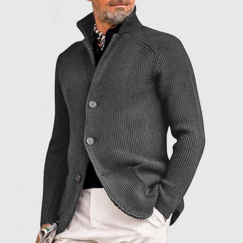 André - Cardigan elegant tricotat | Amestec de lână | Confort și stil atemporal