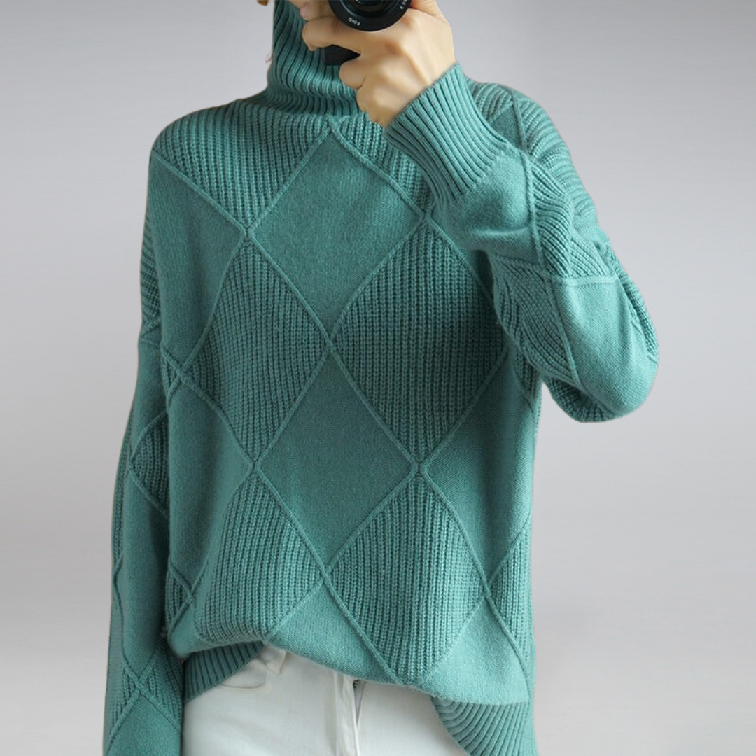 Heidi-Mode | Ladies Cashmere Turtleneck Sweater