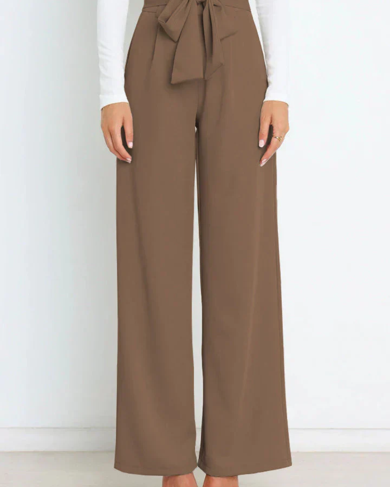 Daphne - Elegant Wide Leg Trousers