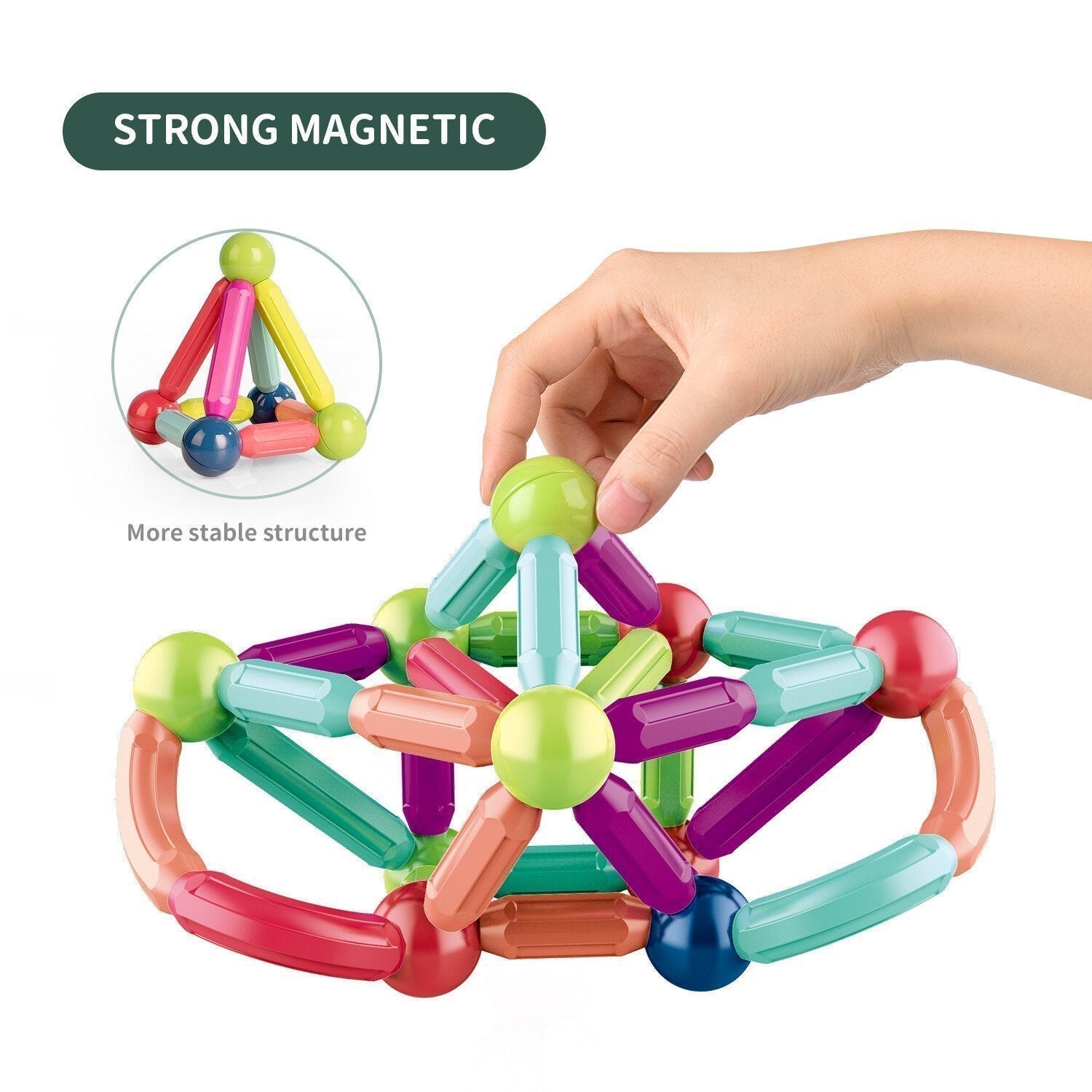 MagnaFun Blocks - Giocattoli magnetici per gioco creativo ed educativo