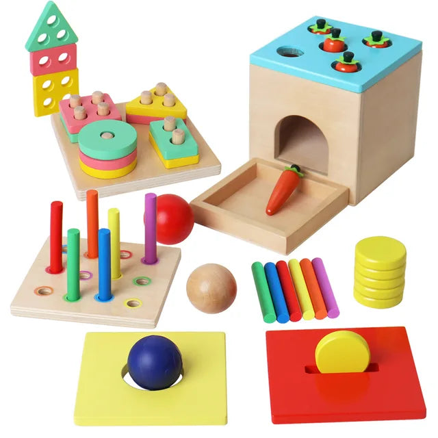 4-in-1 Montessori Motor Skills Cube