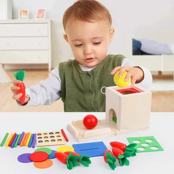 4-in-1 Montessori Motor Skills Cube