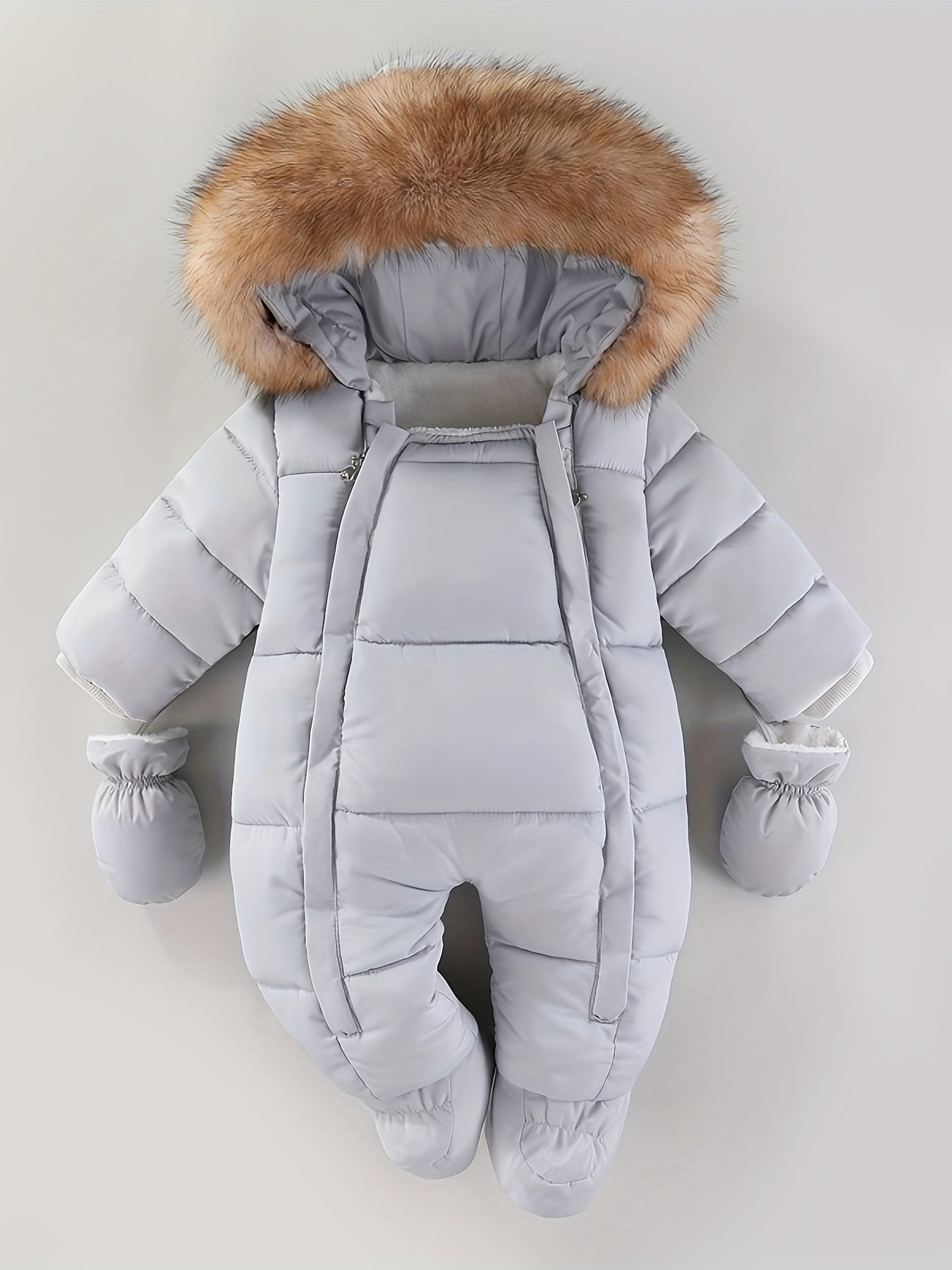 Tutina neonato Frosty - Tuta invernale di lusso con cappuccio per i mesi più freddi