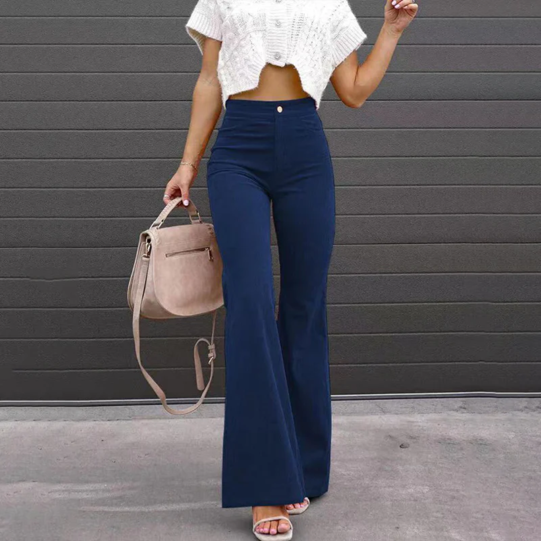 Bernice - Vogue-Inspired Flared Trousers