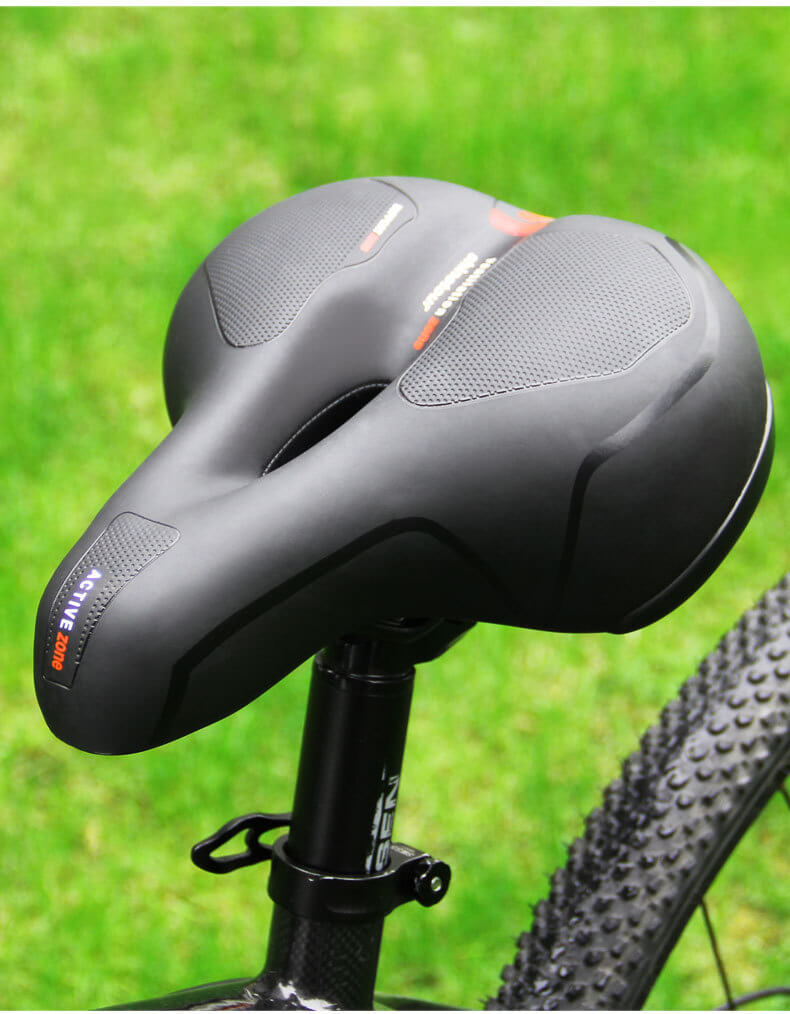 Ergonomic bicycle saddle