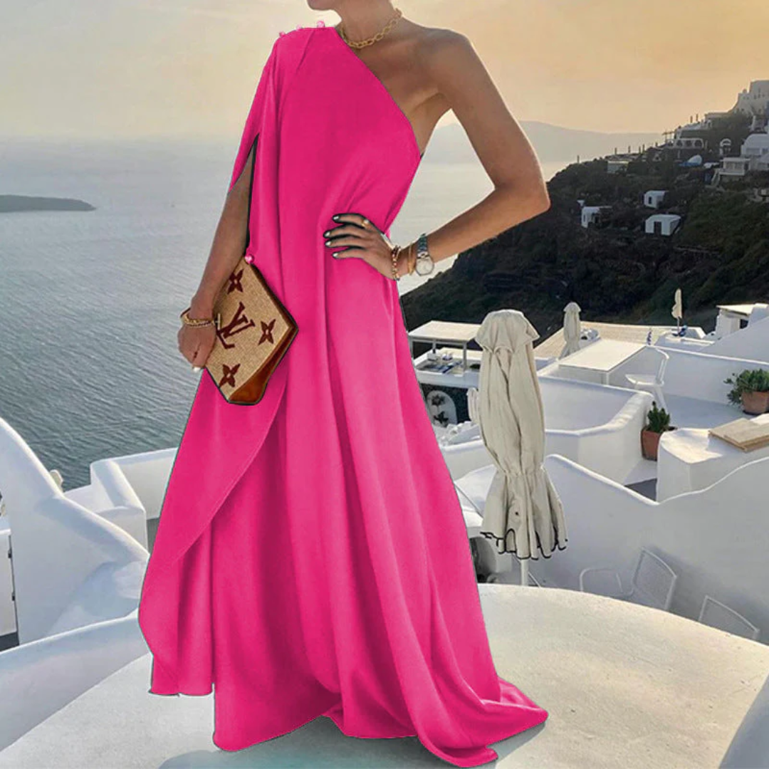Natalia - One-Shoulder Summer Dress