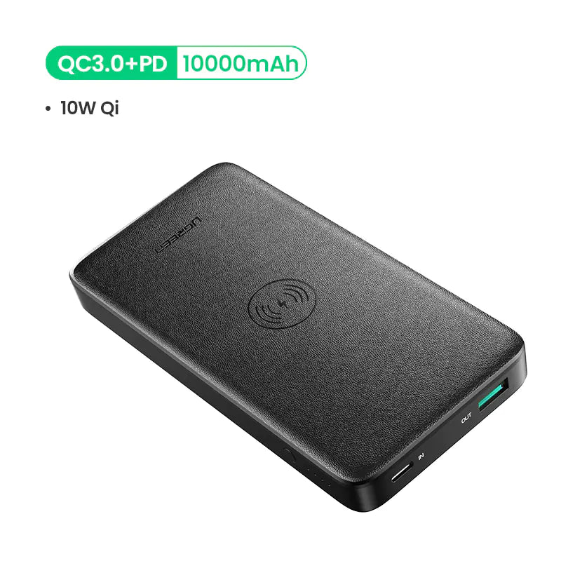 Wireless fast-charging power bank - 10,000mAh Dual Output