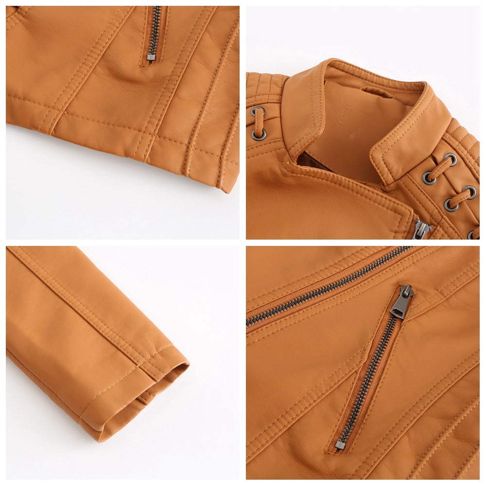 Lamb leather jacket